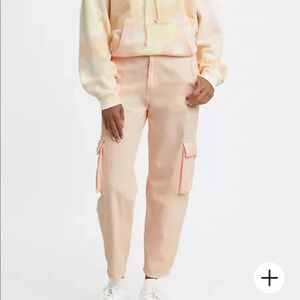 NWT Levis Loose Cargo Pant Size 31 Spring Pastel Cotton Cargo Pants